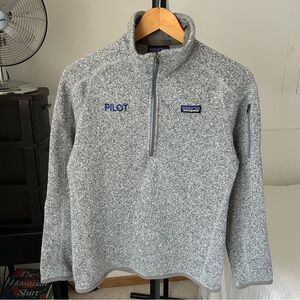 Patagonia Fleece Better Sweater 1/4 Zip Pullover Gray Women’s Medium